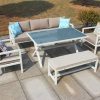 Valencia Casual Dining Set with 2-Seater Bench