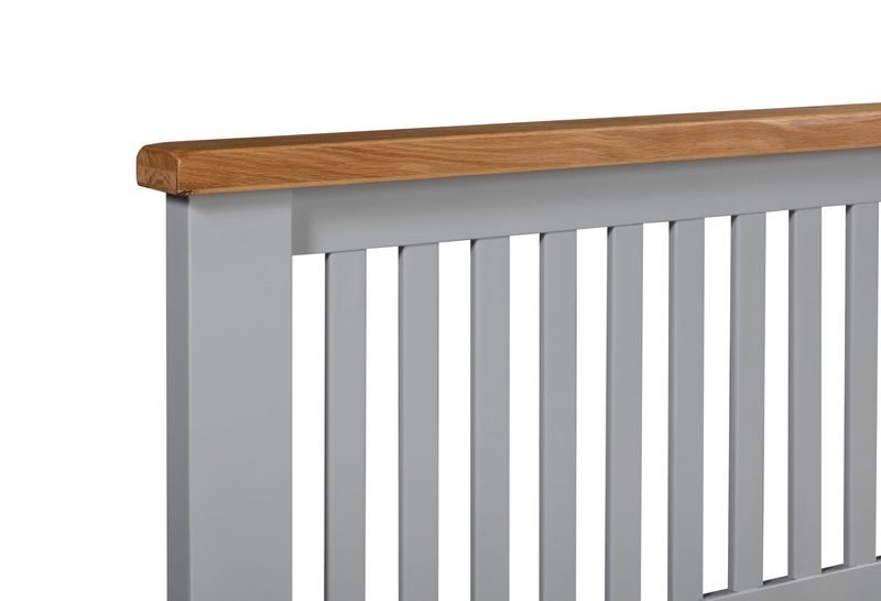Montreal Grey Painted Oak Double Bed