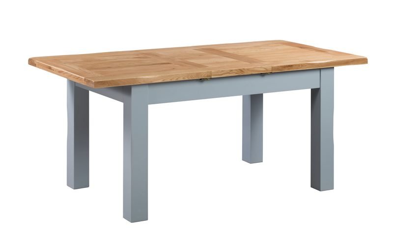 Montreal Grey Painted Oak Extending Dining Table