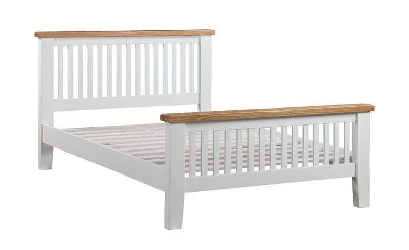 Montreal Painted Oak Double Bed