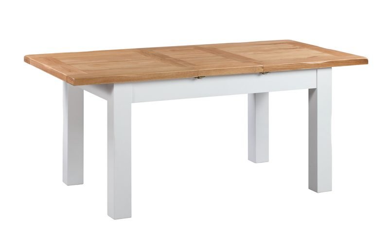 Montreal Painted Oak Extending Dining Table