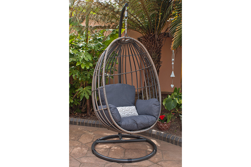 Corfu Woodash Hanging Chair 1