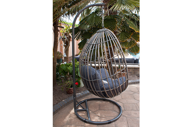 Corfu Woodash Hanging Chair 5