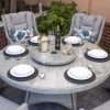 Corfu Stone 150cm Round Dining Set