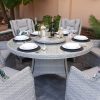 Corfu Stone 150cm Round Dining Set