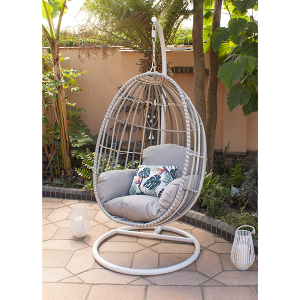 Corfu Stone Hanging Egg Chair