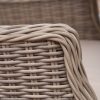 Corfu Natural 110cm Round Dining Set