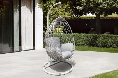 Corfu Willow Hanging Egg Chair