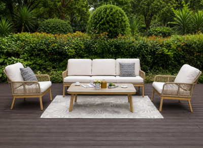AMALFI 3-SEATER SOFA SET